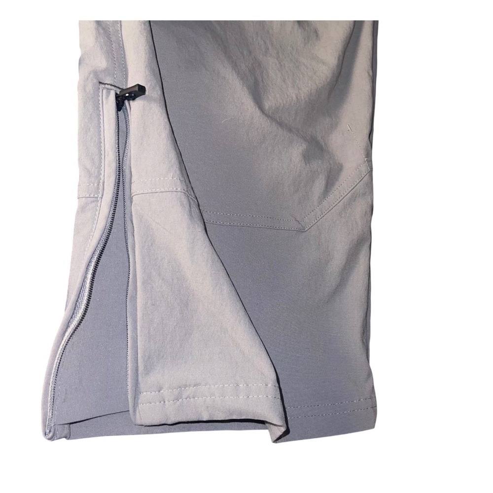 Outdoor Performance Fish Travel Zip Pocket Nylon Gray Lightweight Activewear - Picture 4 of 14